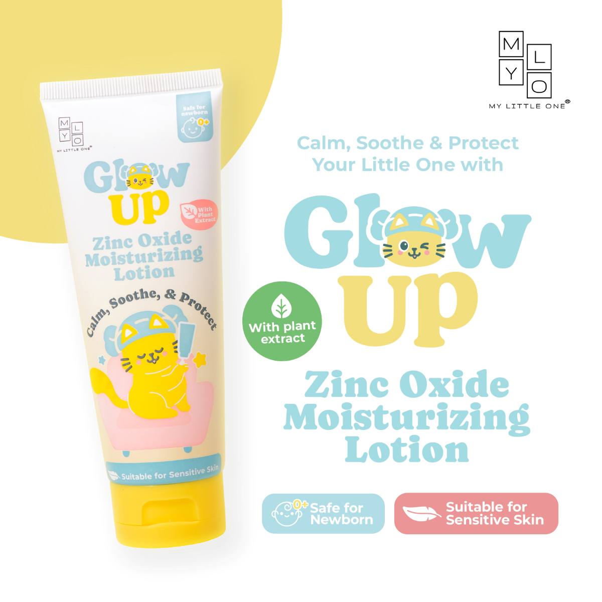 MyLO Glow Up Zinc Oxide Moisturizing Lotion (100ml)