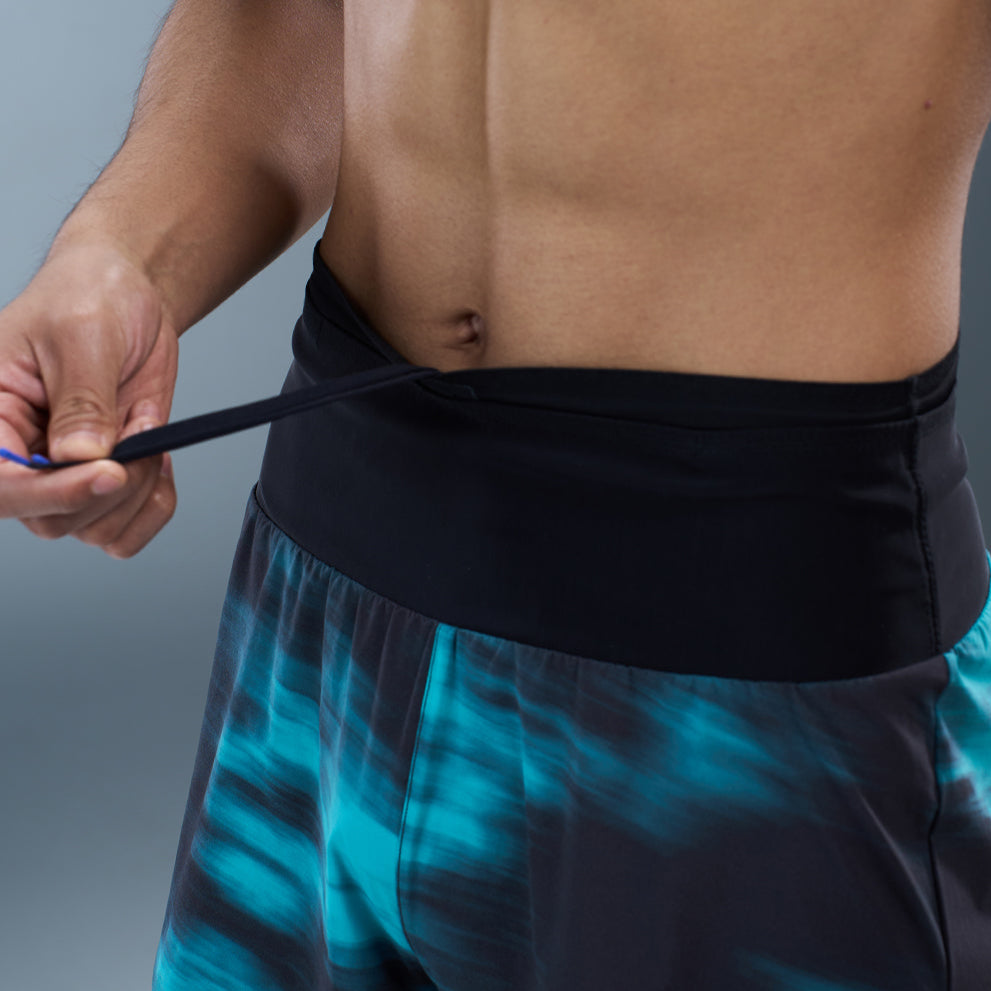 Men's Storage Running Shorts PowerPouch - Print (4" Inseam)