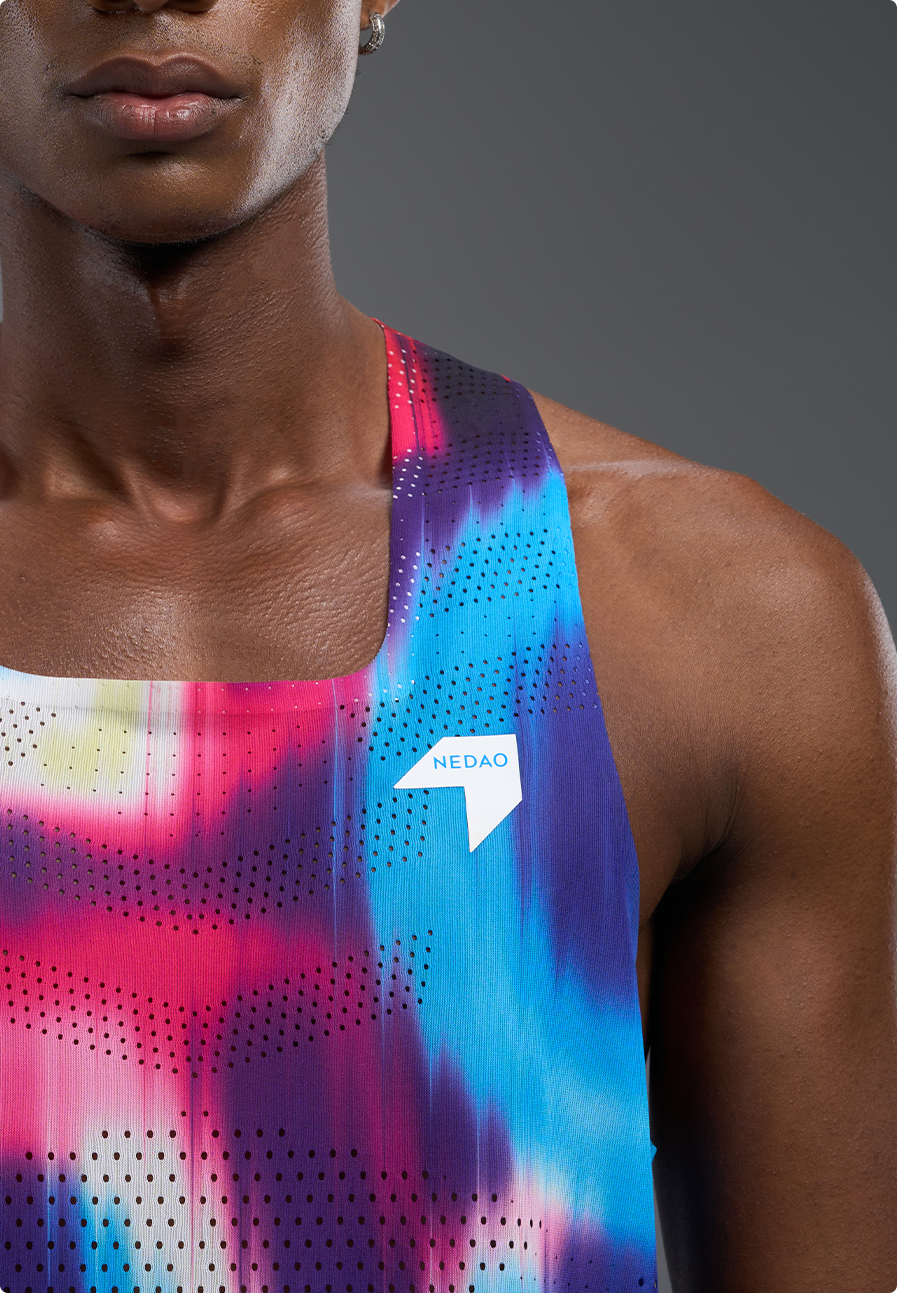 Men's QiFlow Racing Singlet - VORTEX