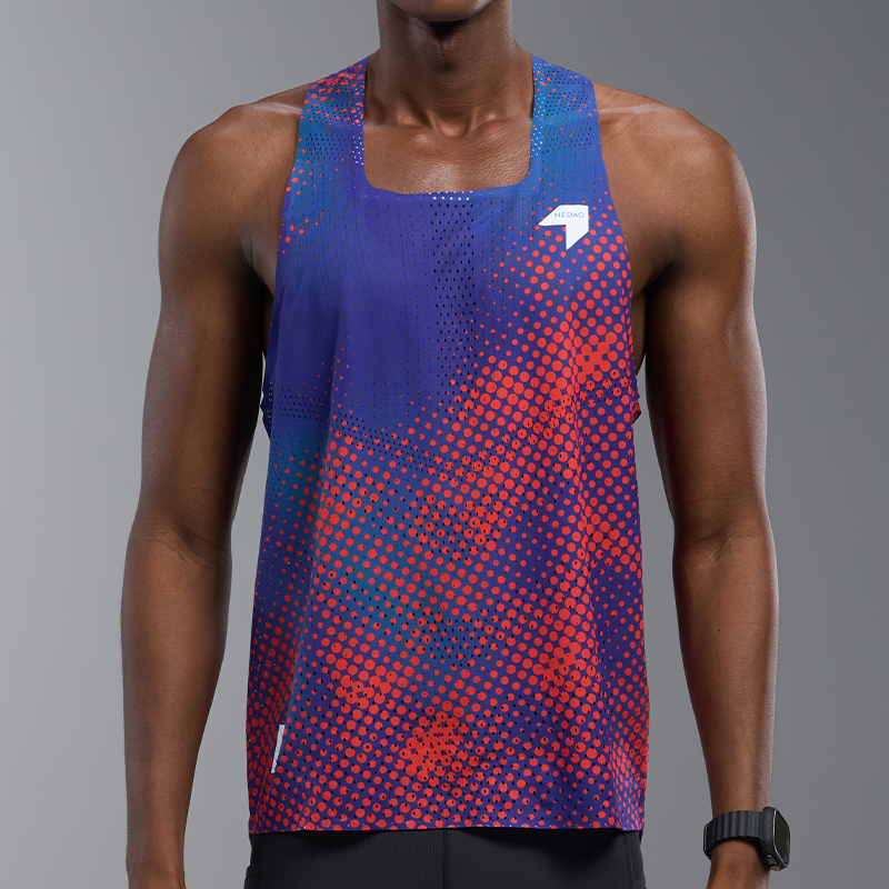 Men's QiFlow Racing Singlet - VORTEX