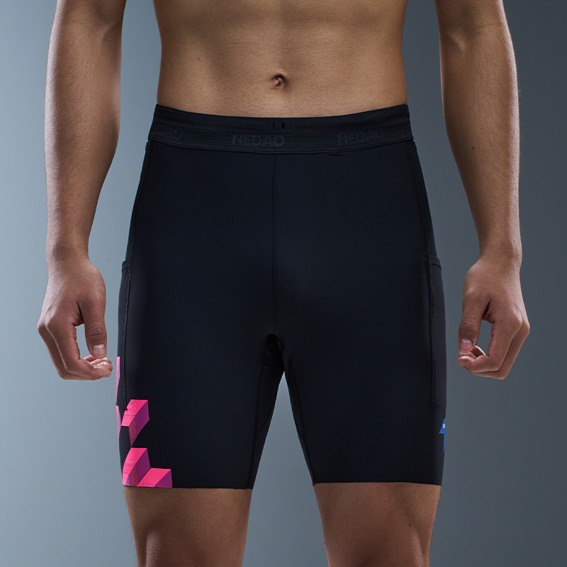 Men's FlexFit 1/2 Length Running Tights (7'' inseam) - Special Print Edition