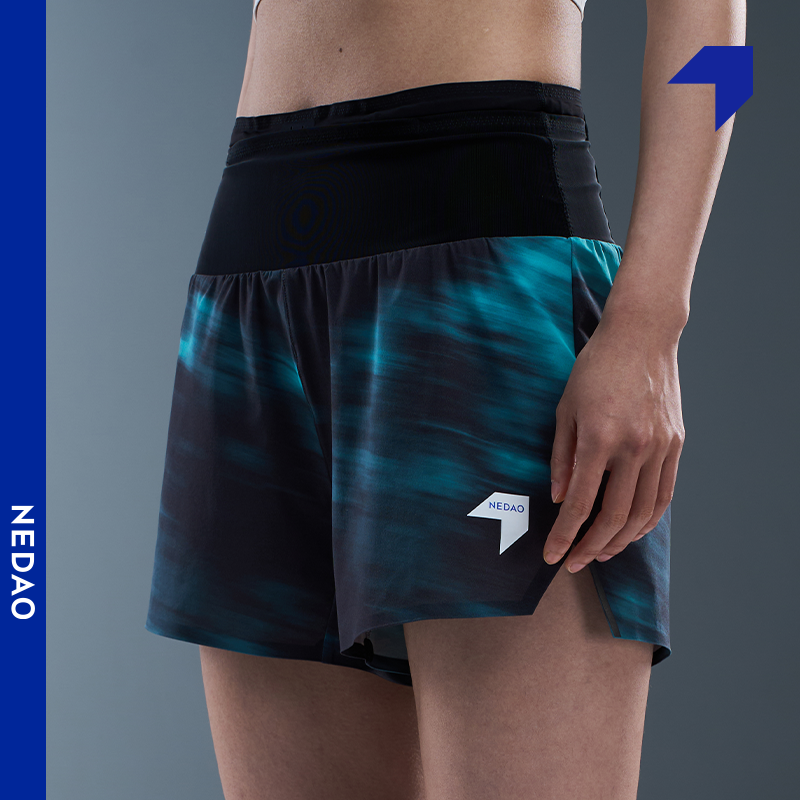 Women's Storage Running Shorts PowerPouch - Print (3" Inseam)