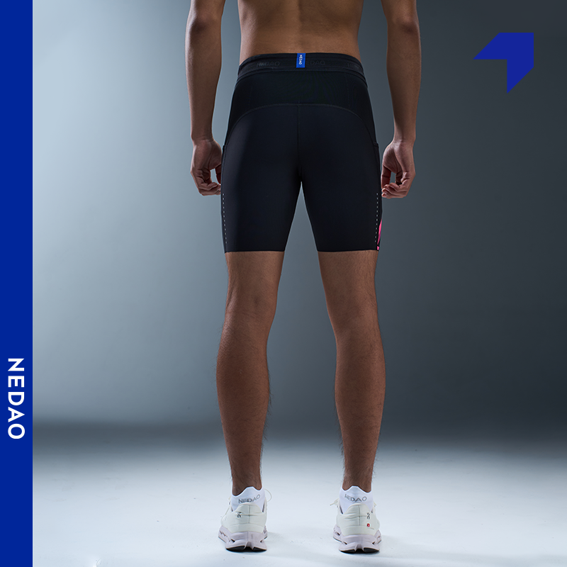 Men's FlexFit 1/2 Length Running Tights (7'' inseam) - Special Print Edition