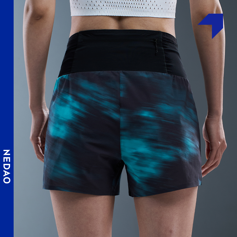Women's Storage Running Shorts PowerPouch - Print (3" Inseam)