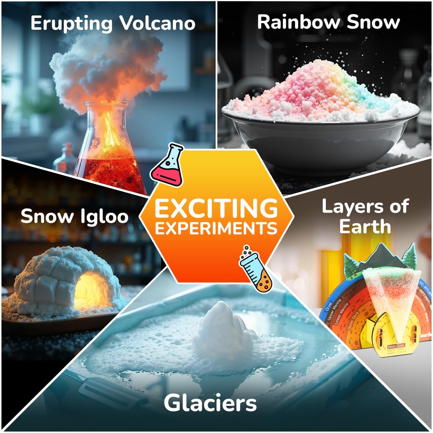 Smartivity Mega Crystal Earth Science Kit DIY Science Experiments