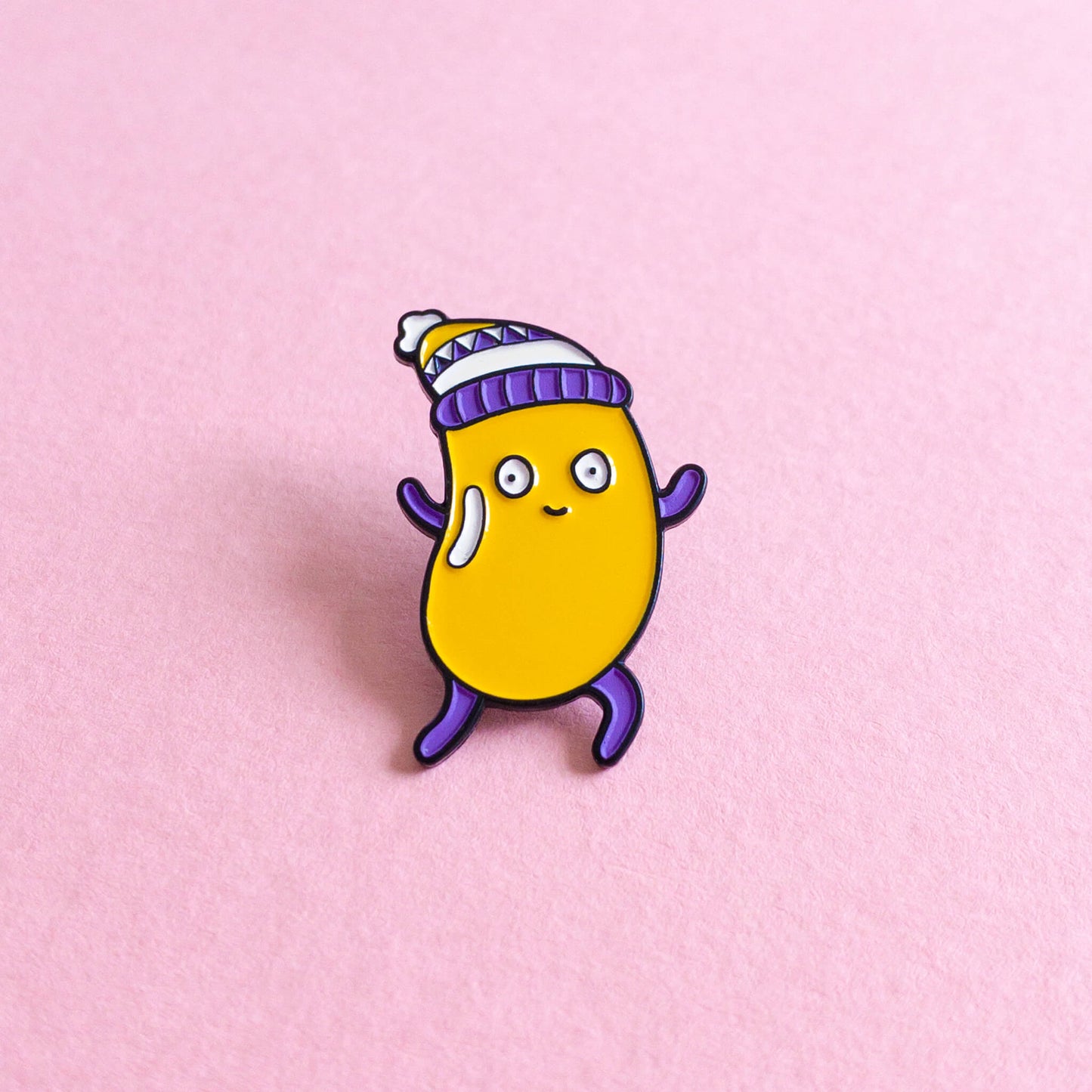 Enbean (enby) — enamel pin