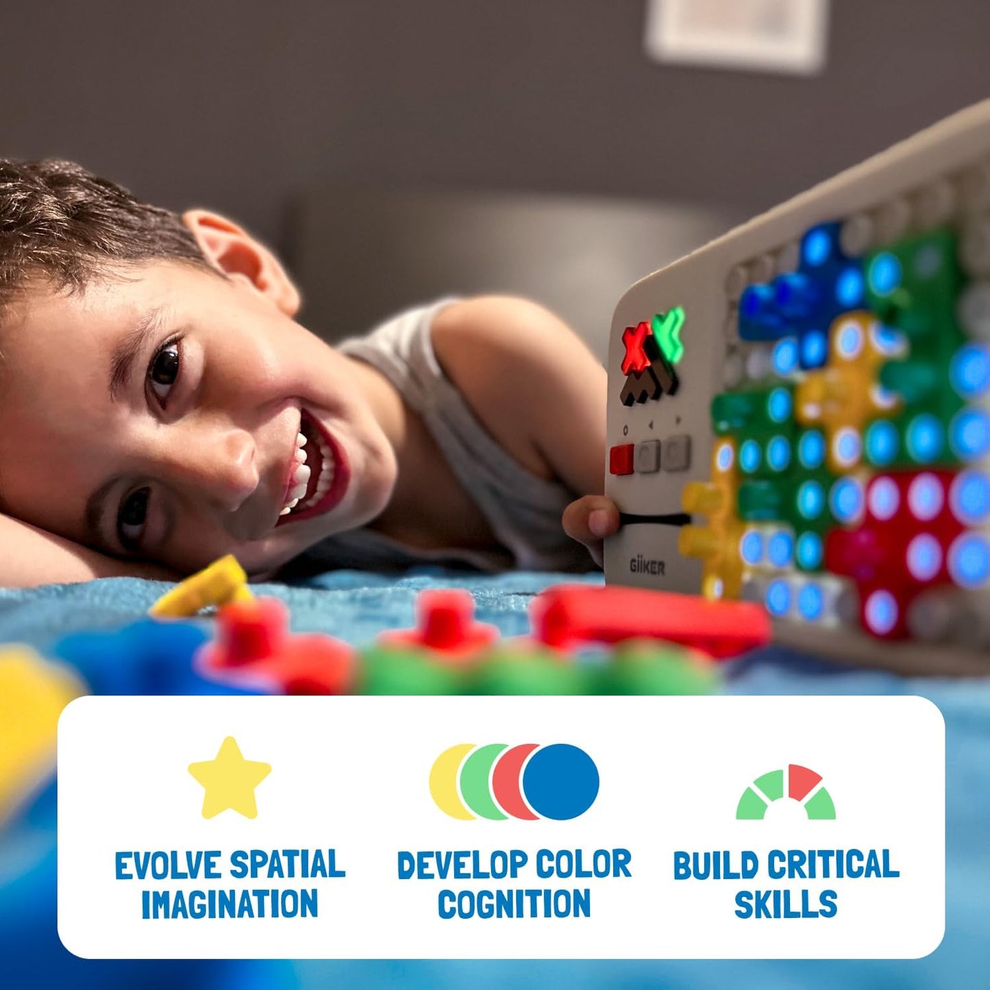 GiiKER Super Blocks - A Patience and Logic Game for Children with Over 1000 Level Challenges