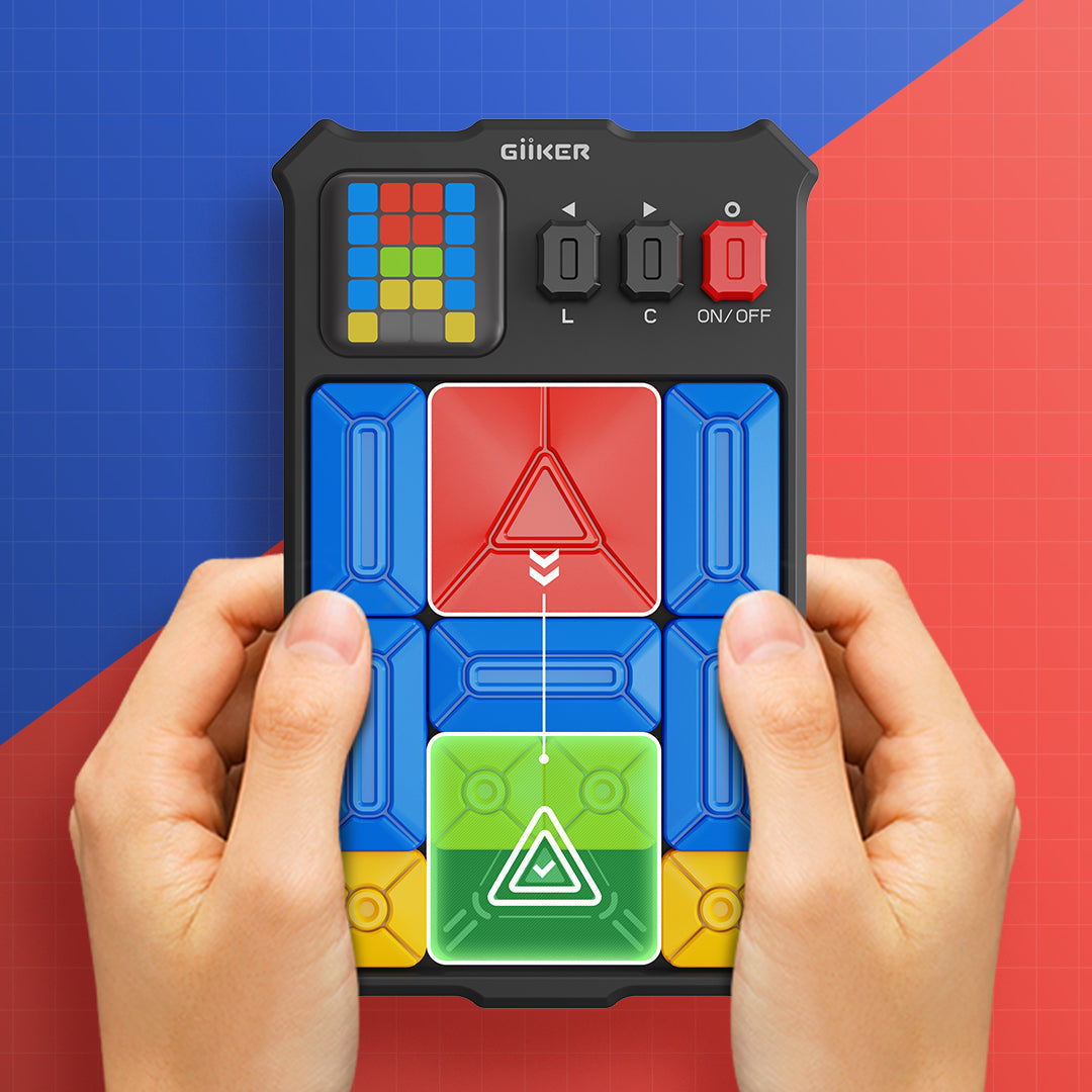 GiiKER Super Slide Interactive Handheld Console - A Brain Teaser with 500+ Level Challenges