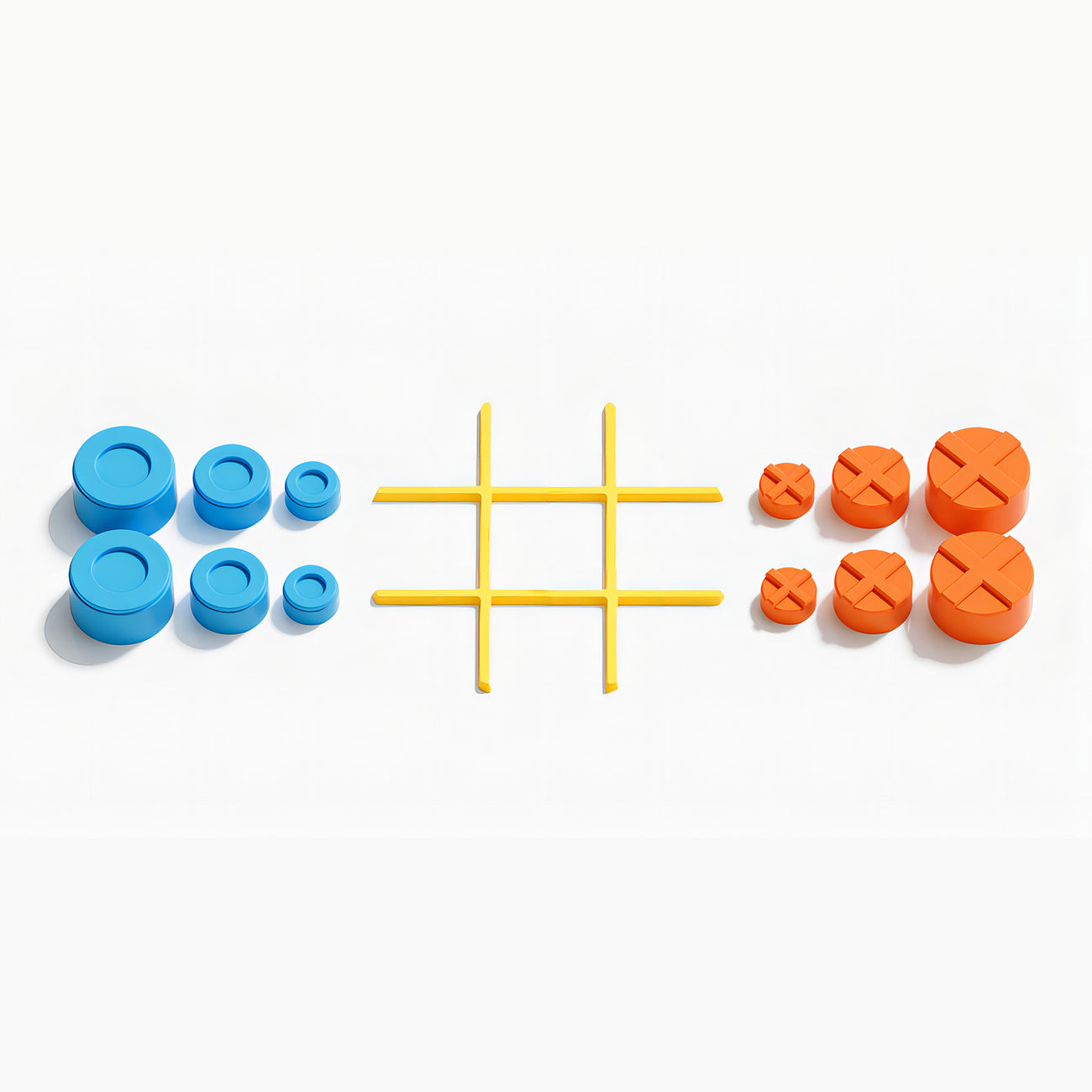 GiiKER 3-in-1 Tic Tac Toe Bolt Handheld Puzzle Game Console