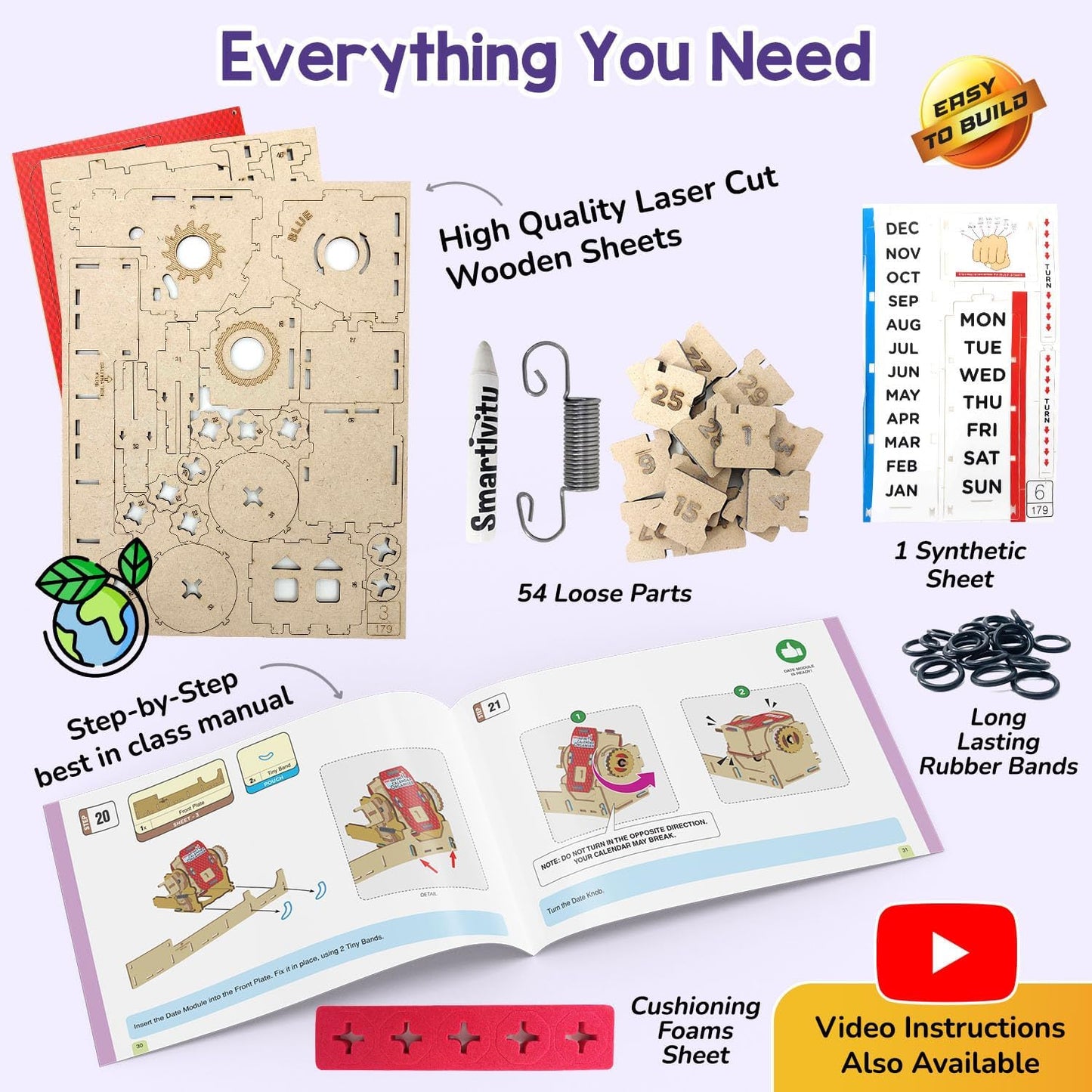 Smartivity Infinity Calendar Organiser DIY STEM Construction Toy