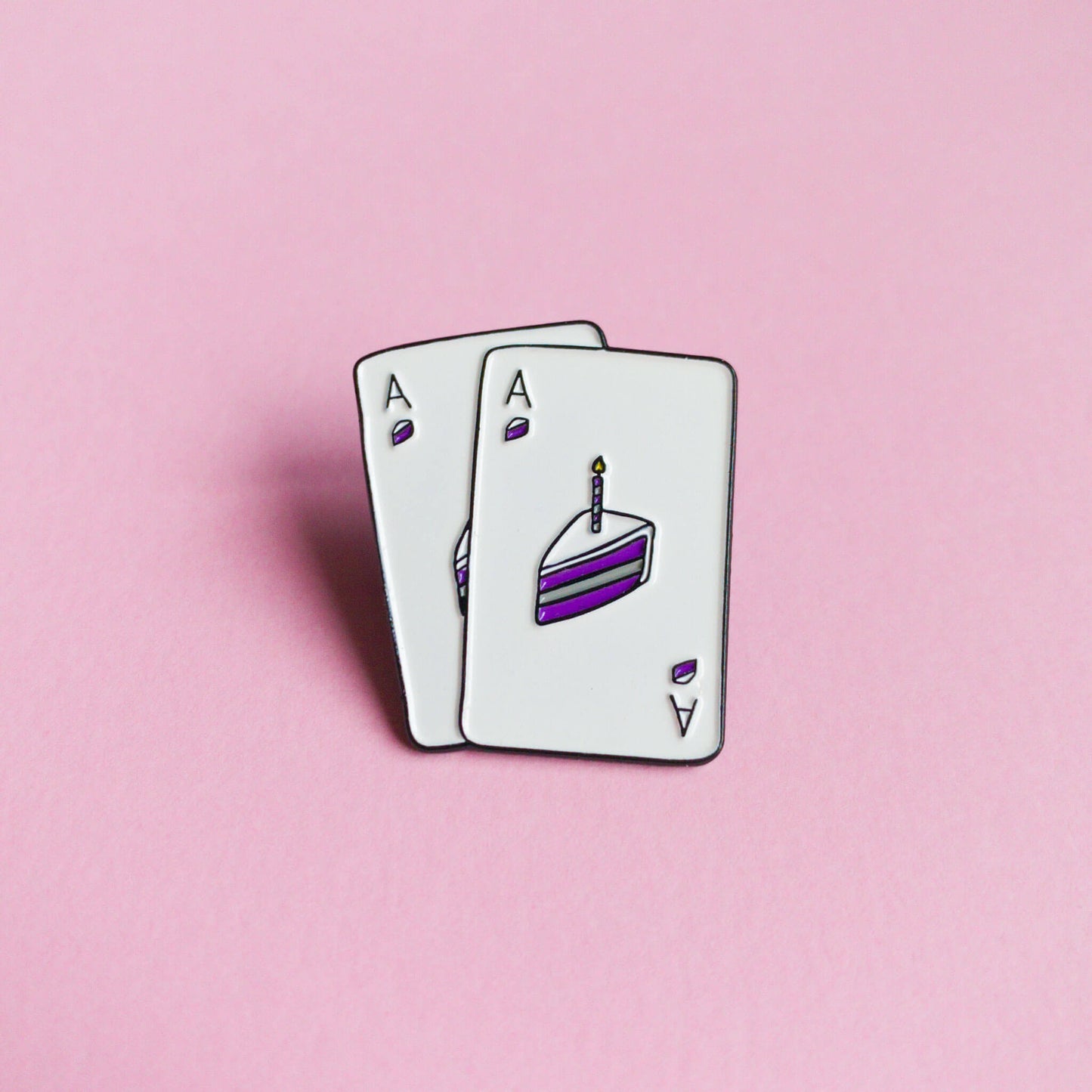 Ace of cakes β enamel pin