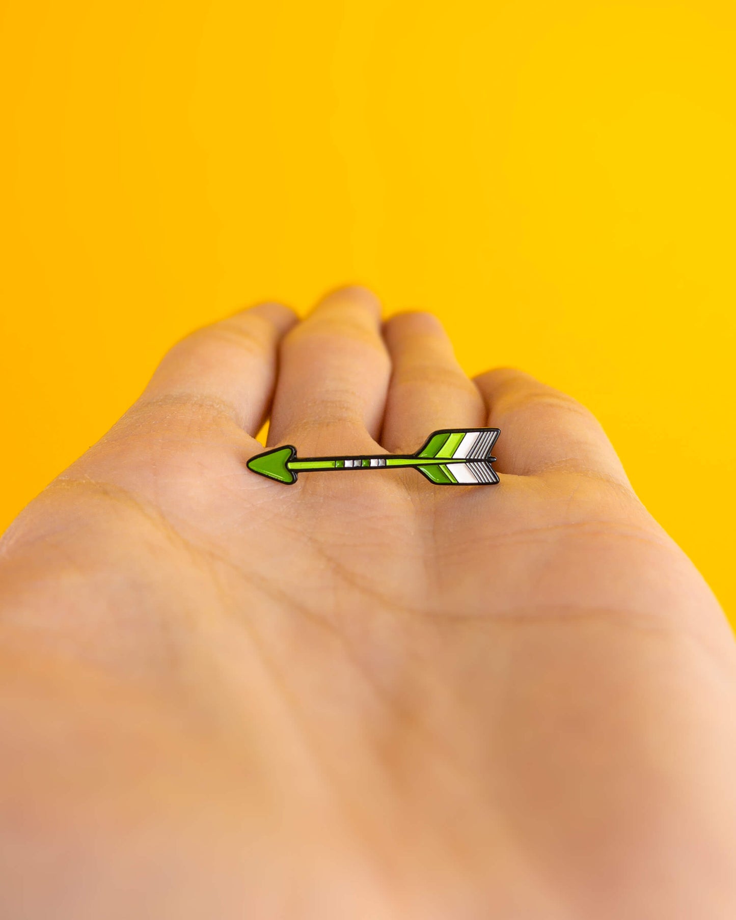 Aro Arrow (Aromantic) โ enamel pin