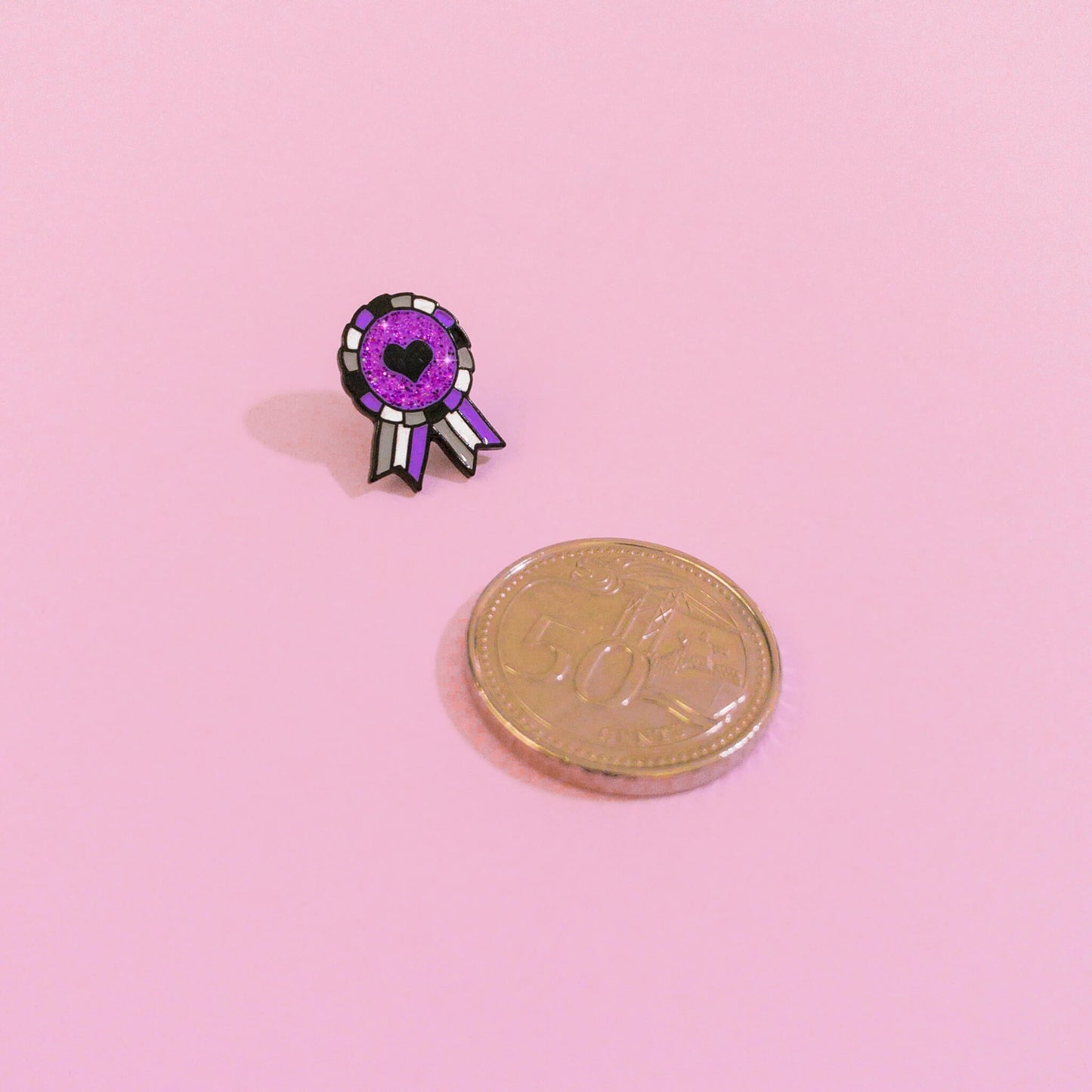 Asexual / Demisexual Award Badge — enamel pin