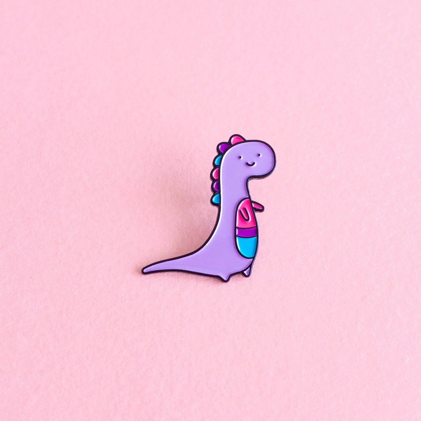 Binosaur — enamel pin