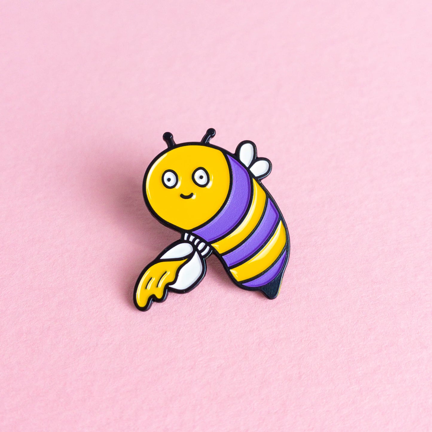Enbee enby — enamel pin
