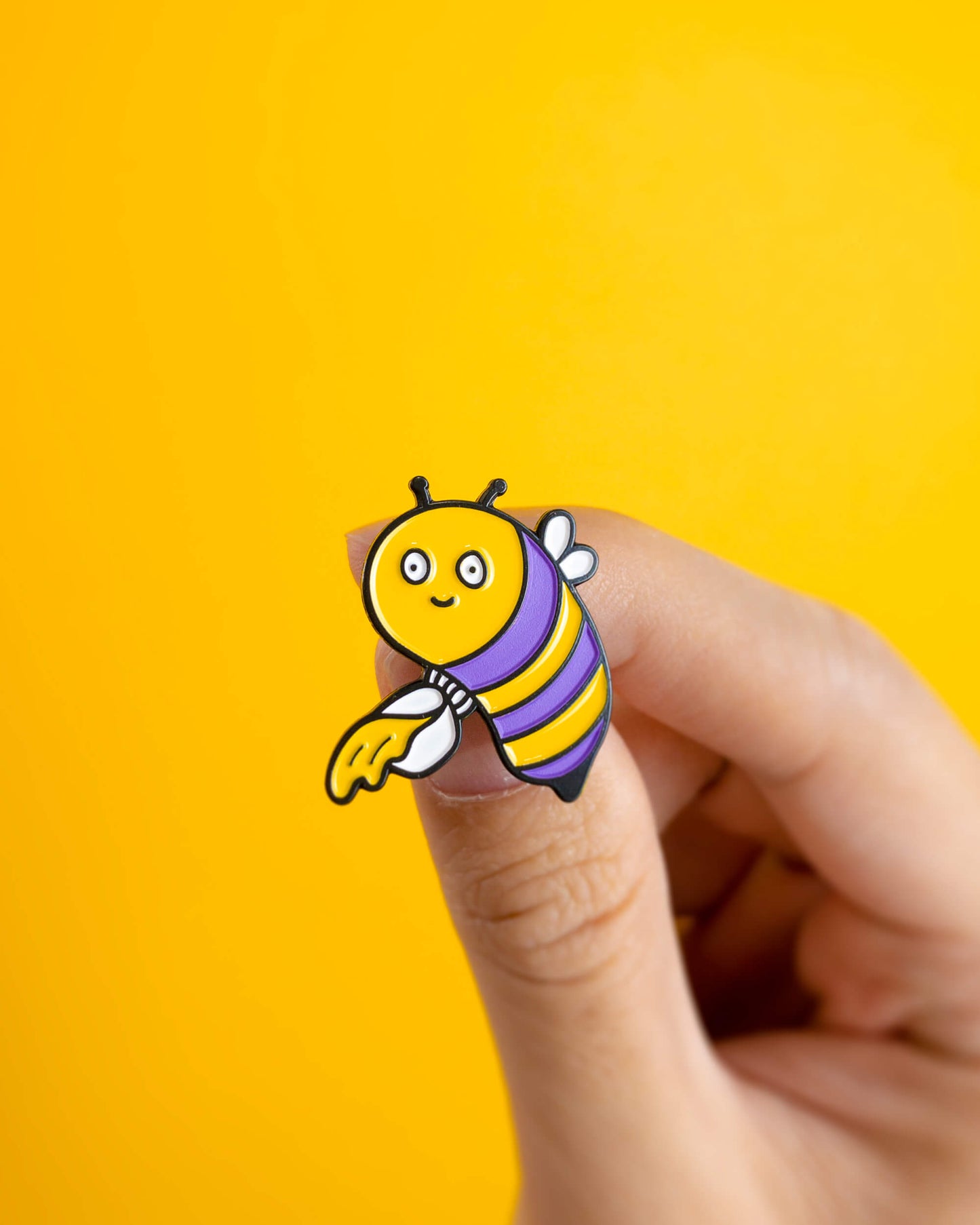 Enbee enby — enamel pin