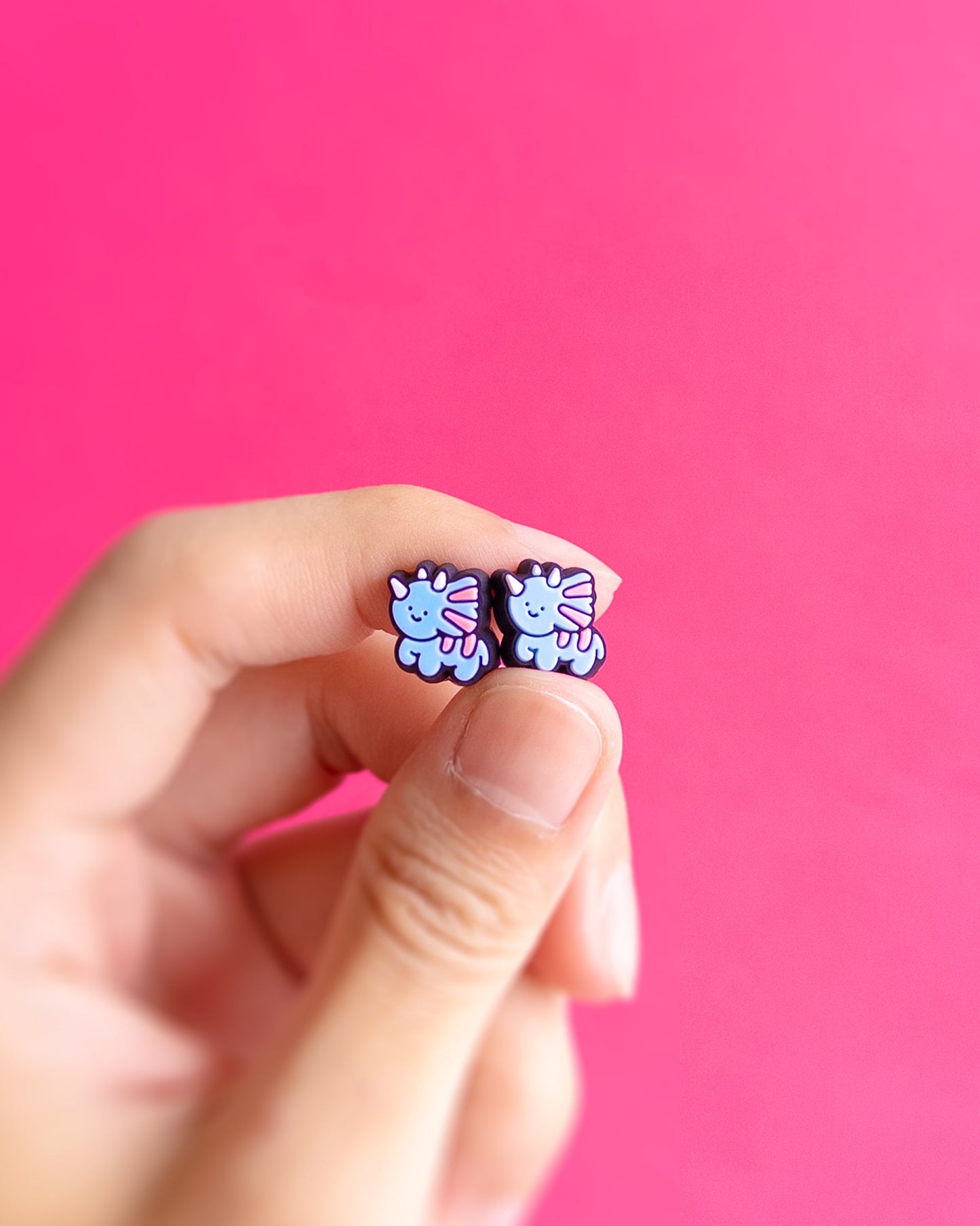 Transeratops — mini stud earrings
