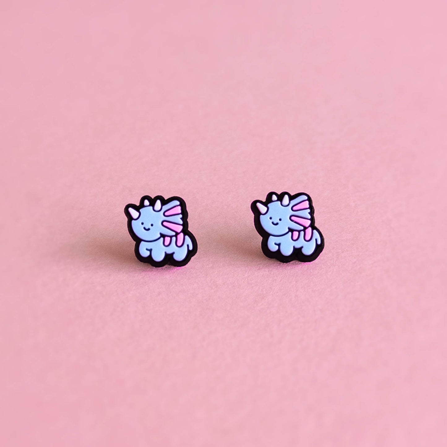 Transeratops — mini stud earrings