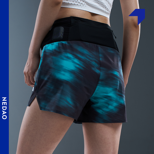 Women's Storage Running Shorts PowerPouch - Print (3" Inseam)