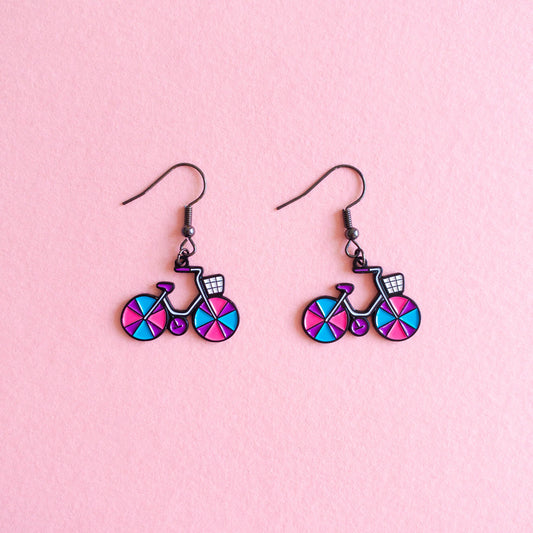 Bicycle — earrings
